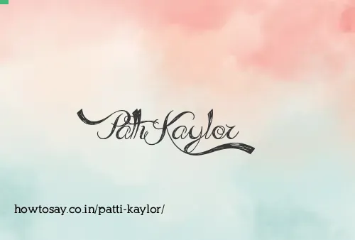 Patti Kaylor