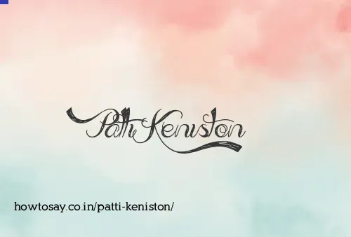 Patti Keniston
