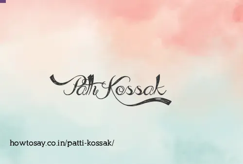 Patti Kossak