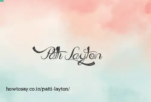 Patti Layton