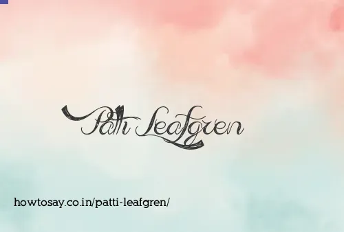 Patti Leafgren