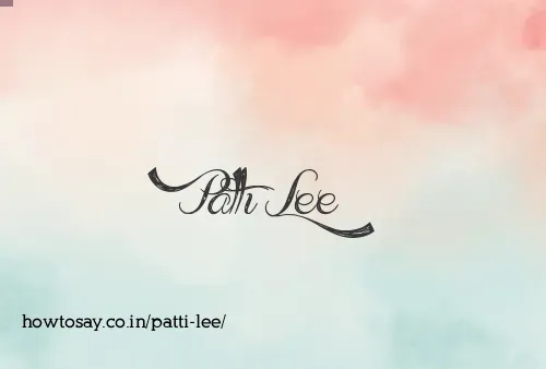 Patti Lee