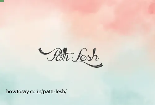 Patti Lesh
