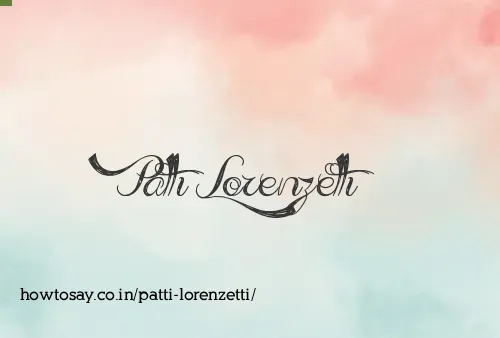 Patti Lorenzetti