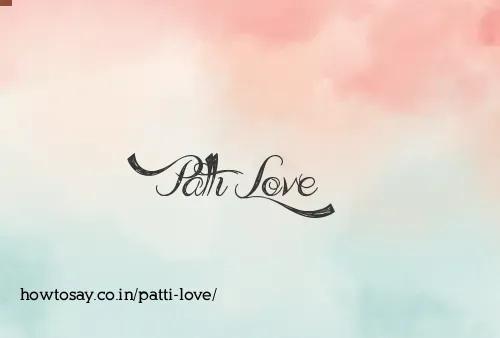 Patti Love