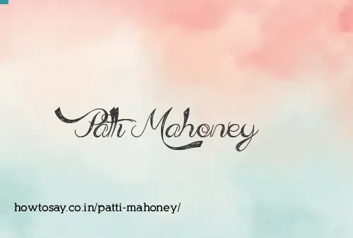 Patti Mahoney