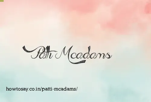 Patti Mcadams