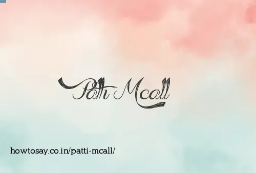 Patti Mcall