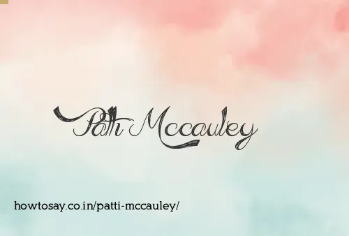 Patti Mccauley