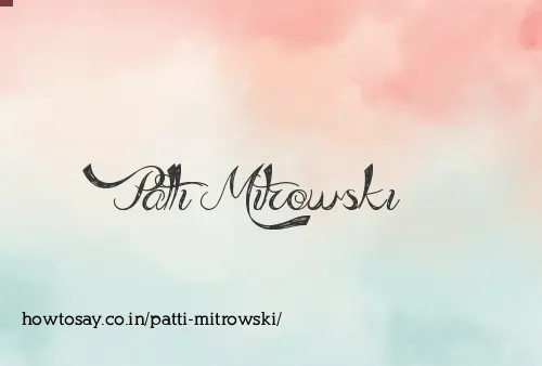 Patti Mitrowski