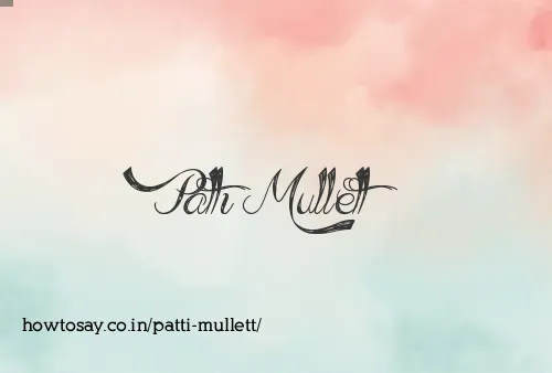 Patti Mullett