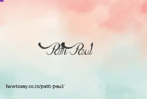 Patti Paul