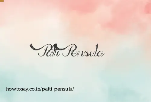 Patti Pensula