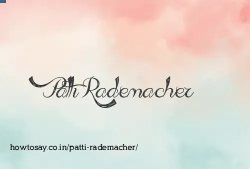 Patti Rademacher
