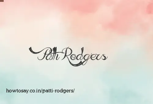 Patti Rodgers