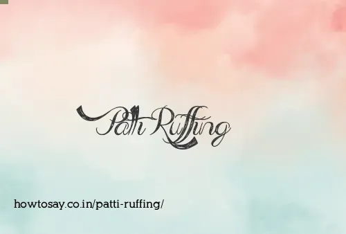 Patti Ruffing