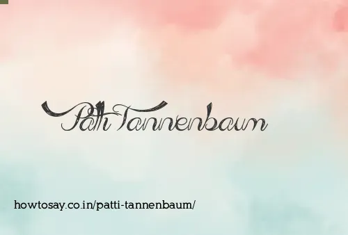Patti Tannenbaum