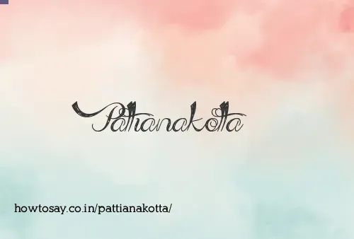 Pattianakotta
