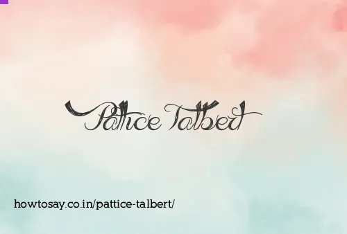 Pattice Talbert