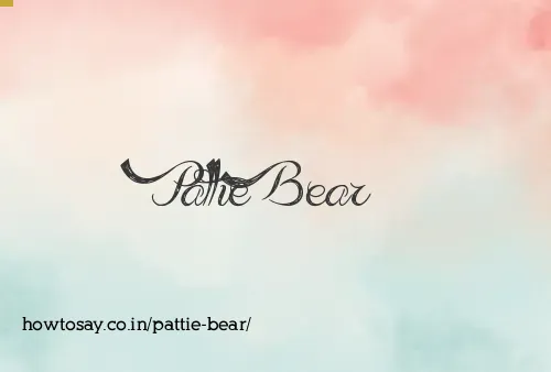 Pattie Bear