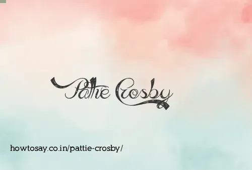 Pattie Crosby