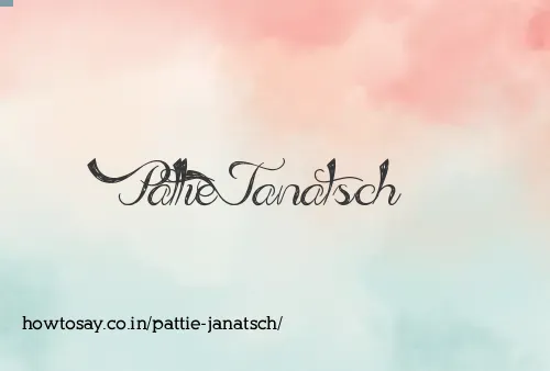 Pattie Janatsch