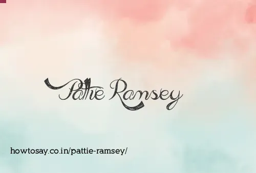 Pattie Ramsey
