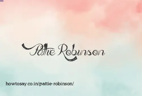 Pattie Robinson
