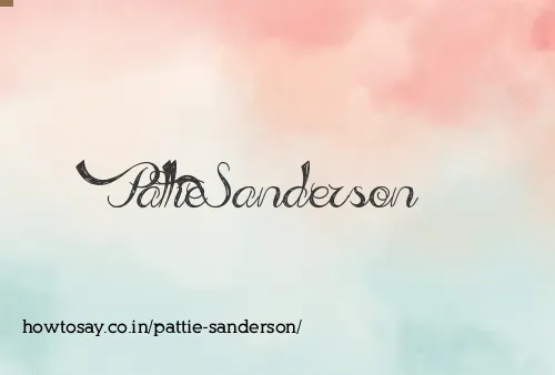 Pattie Sanderson
