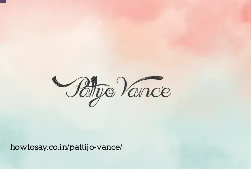 Pattijo Vance