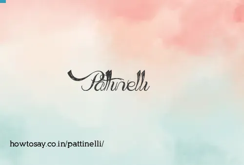 Pattinelli