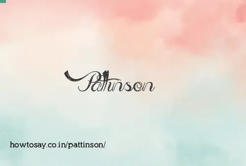 Pattinson