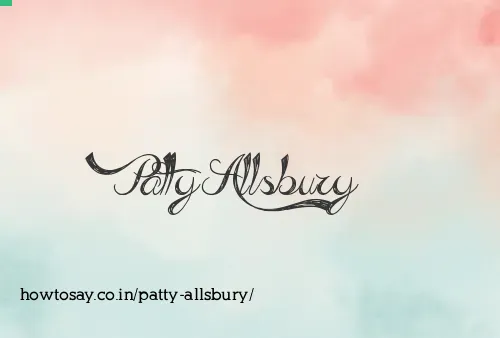 Patty Allsbury