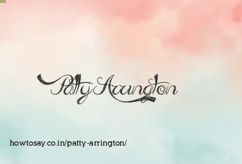 Patty Arrington