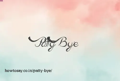 Patty Bye