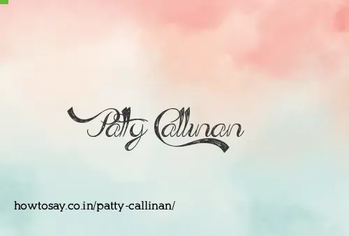 Patty Callinan
