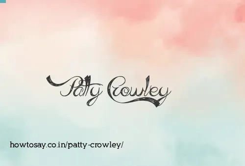 Patty Crowley