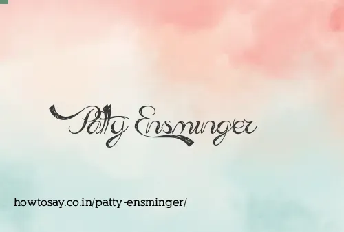 Patty Ensminger