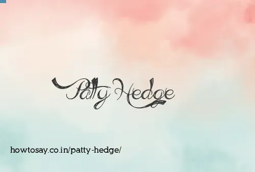 Patty Hedge