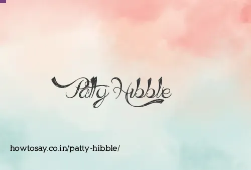 Patty Hibble