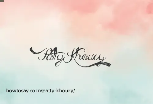 Patty Khoury