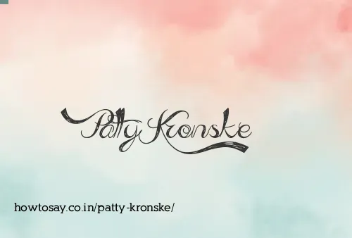 Patty Kronske
