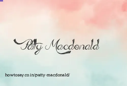 Patty Macdonald