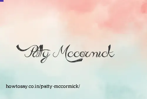 Patty Mccormick