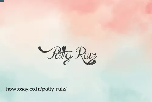 Patty Ruiz
