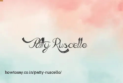 Patty Ruscello