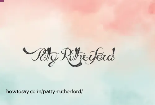 Patty Rutherford