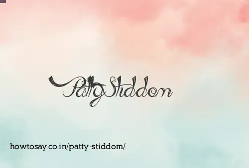 Patty Stiddom