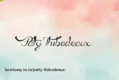 Patty Thibodeaux