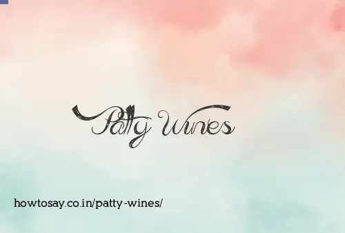 Patty Wines